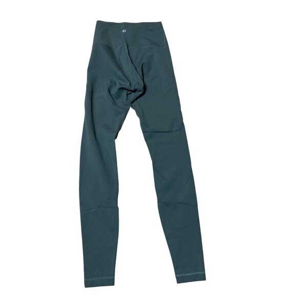 lululemon athletica Pants - Lululemon Wunder Under High-Waisted Dark Green Leggings 4 Activewear Yoga Pants